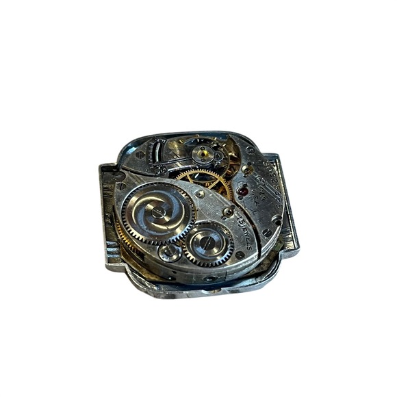 Vintage Elgin 15 Jewels Watch Movement Dial 30923385 USA For Parts Restoration main image 4